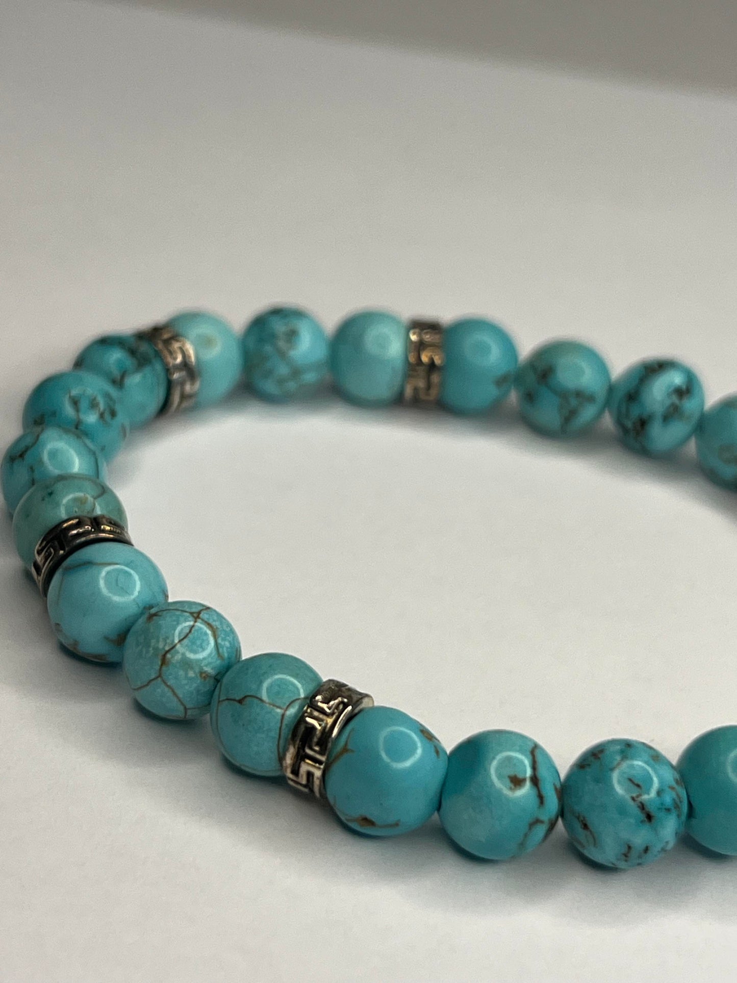 Blue Turquoise Marble with steel