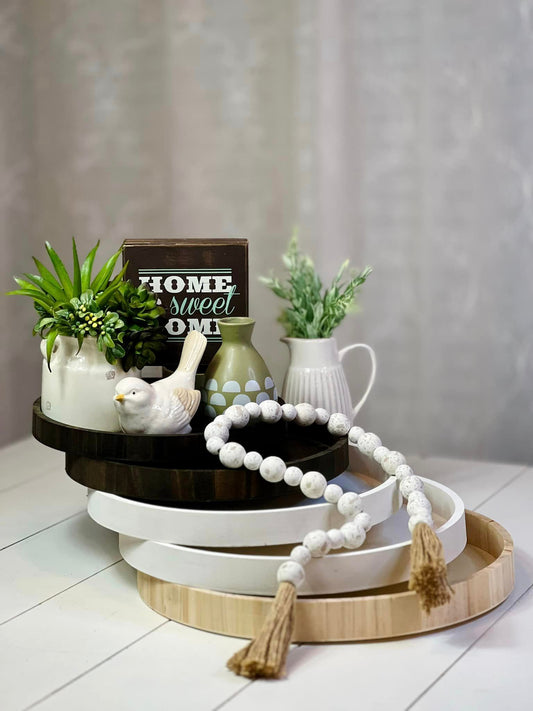 Round Decorative Tray