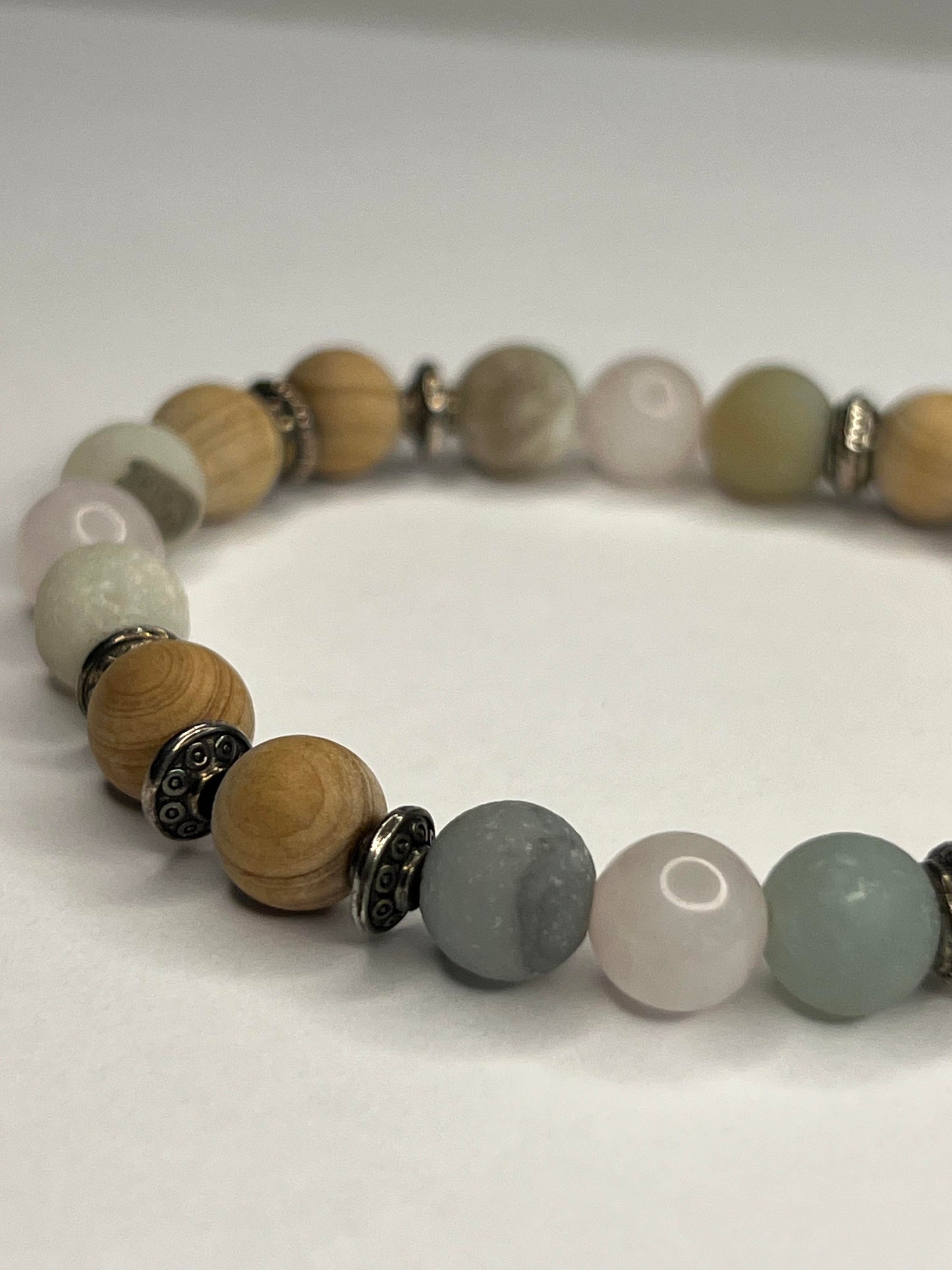 Indian Agate and Jasper with Wood and steel