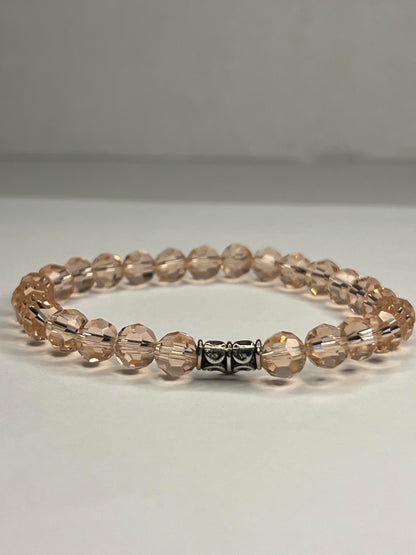 Pink Crystal with steel