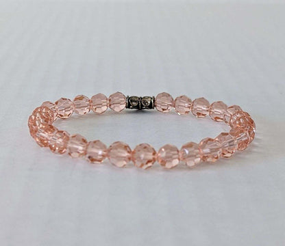 Pink Crystal with steel